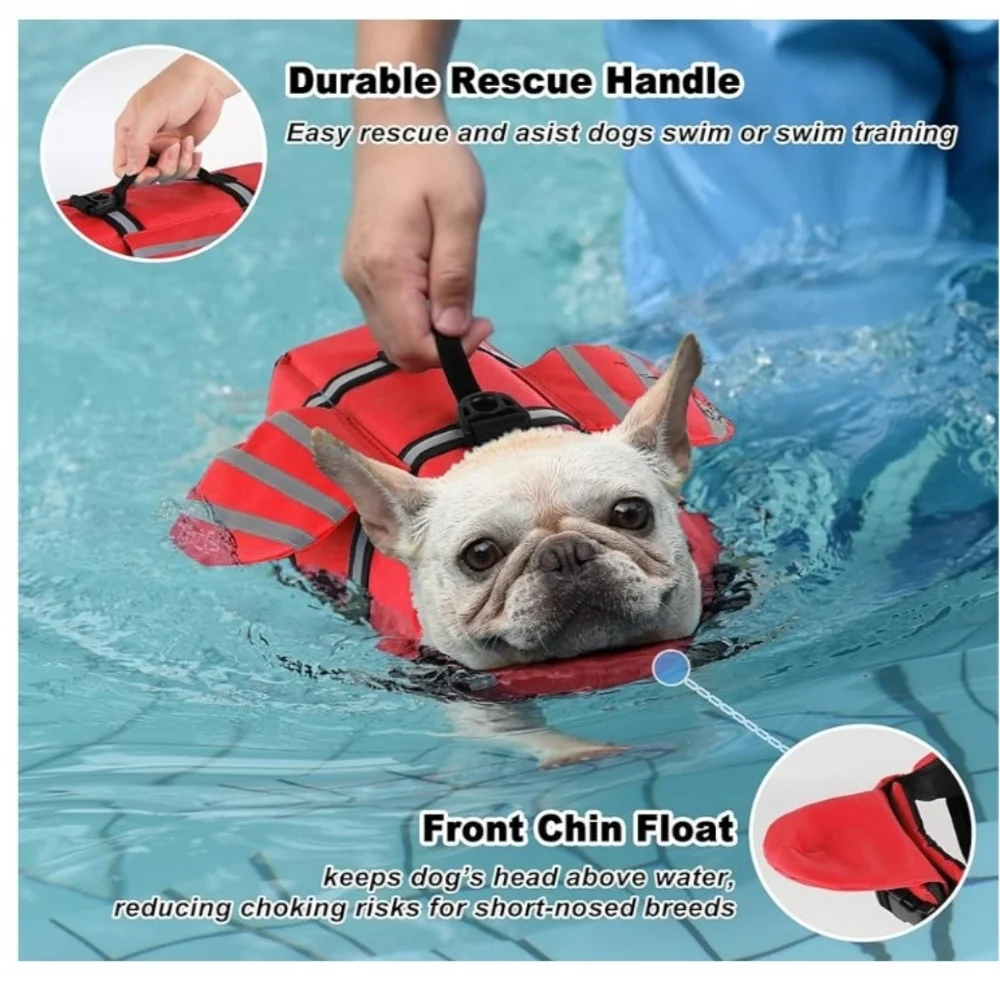 NWT Dog Life Vest Chin Float S Small